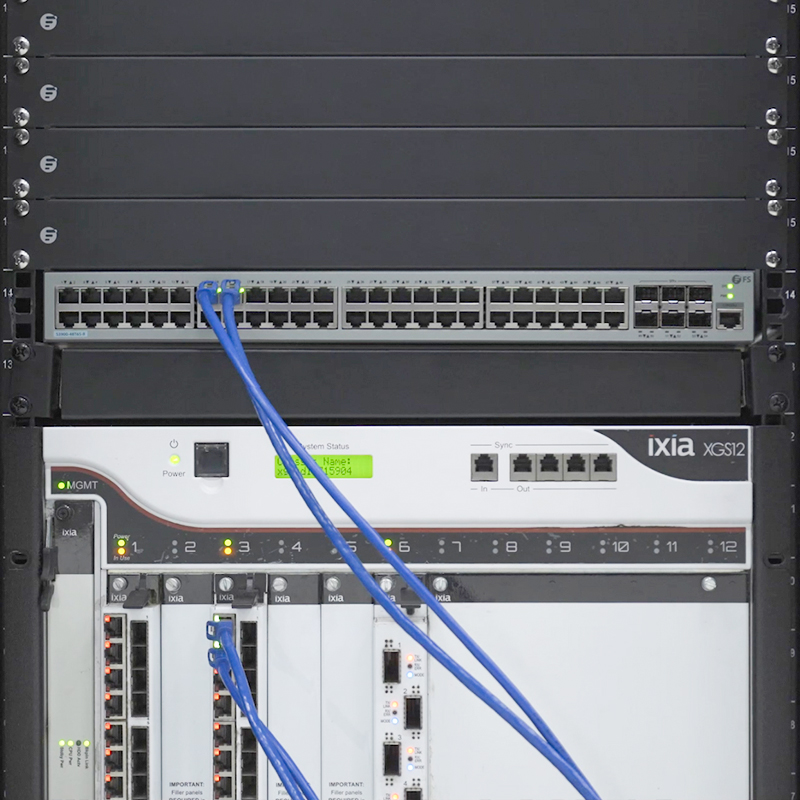 Ixia RFC2544 Test for S3900-48T6S-R Switch