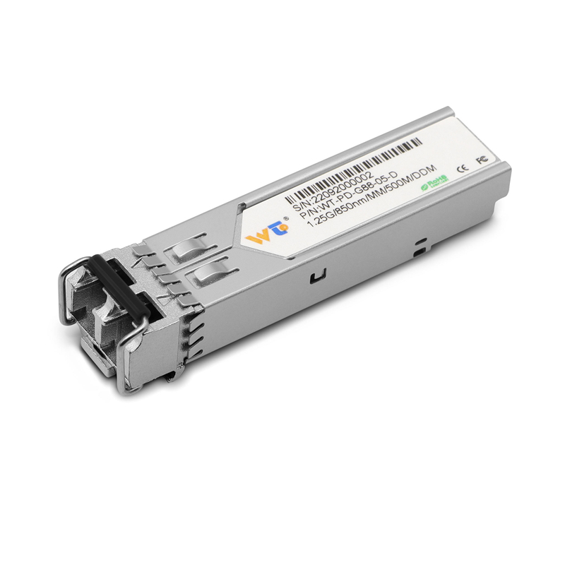 WT SFP Transceiver Module,WT-PD-G88-05-D,1.25G SFP 1000Base-SX, 850nm, 550M, Commercial grade