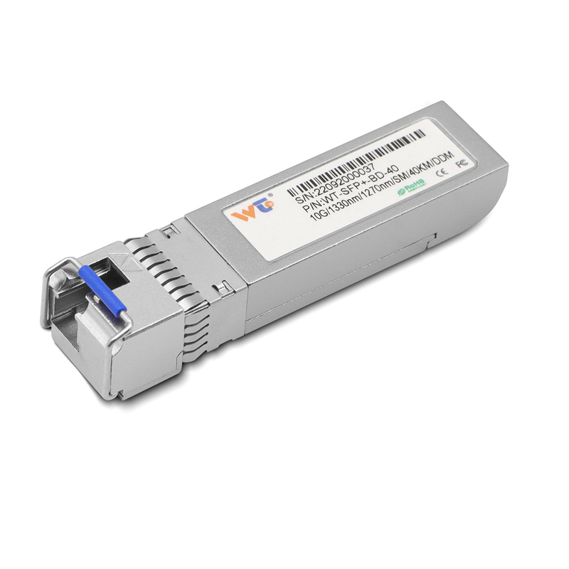 WT SFP Transceiver Module,WT-SFP+-BD-40,10G SFP+ BD Transceivers,Tx1330nm & Rx1270nm, up to 40 km,SMF,Commercial grade