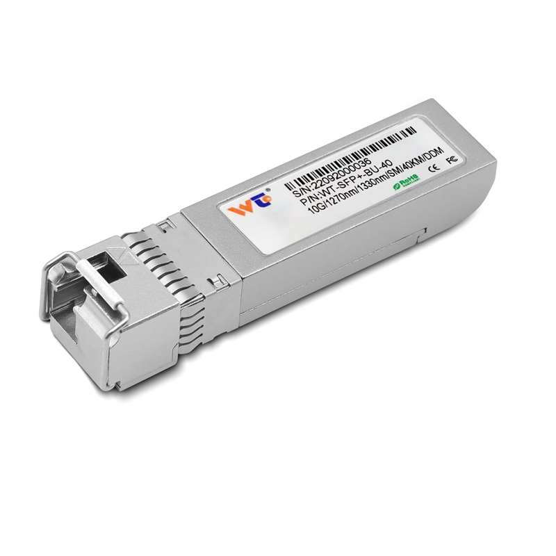 WT SFP Transceiver Module,WT-SFP+-BU-40,10G SFP+ BU Transceivers,Tx1270nm & Rx1330nm, up to 40 km,SMF,Commercial grade