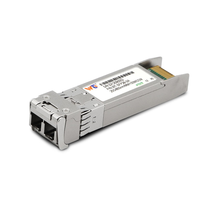 WT SFP Transceiver Module,WT-SFP28-SR,25Gb/s SFP28 SR Transceiver, 850nm, up to 100m,,Commercial grade
