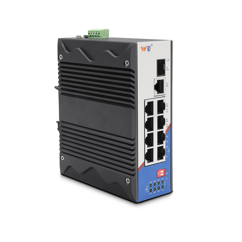 RS2310-1GF9GT-8POE，WT Smart Dial POE Switch，9x10/100/1000BASE-T RJ45，1*1G SFP ，Smart Dial POE Switch