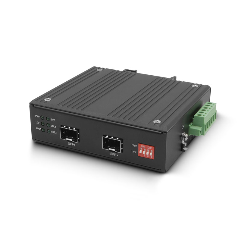 WT Fiber Ethernet Media Converter,WT-F2F-WSFP，10G SFP+ Wavelength Converter，DIN-rail type